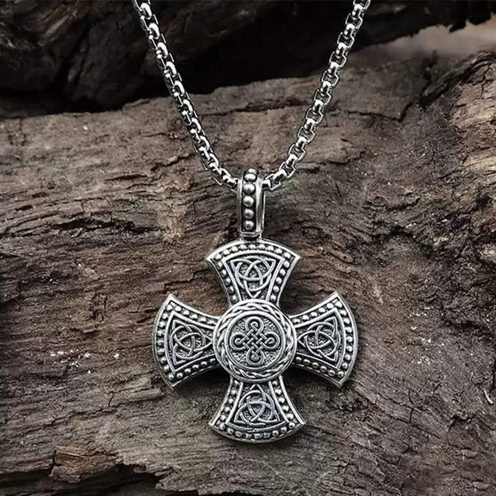 WorldNorse 925 Sterling Silver Triquetra Celtic Knot Necklace