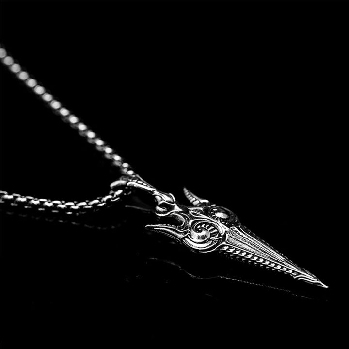WorldNorse 925 Sterling Silver Eternal Gun Necklace