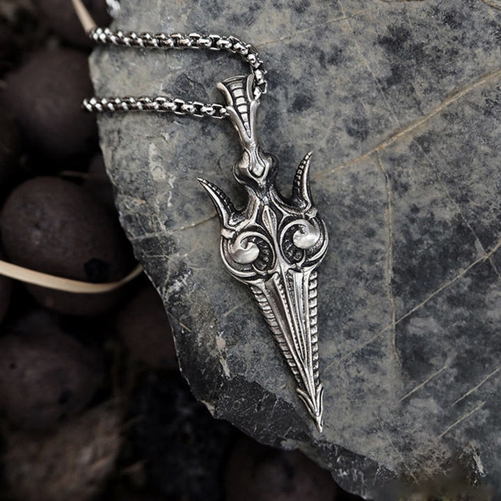 WorldNorse 925 Sterling Silver Eternal Gun Necklace