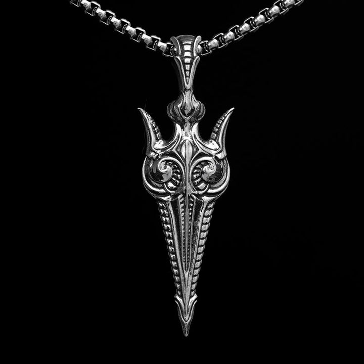 WorldNorse 925 Sterling Silver Eternal Gun Necklace
