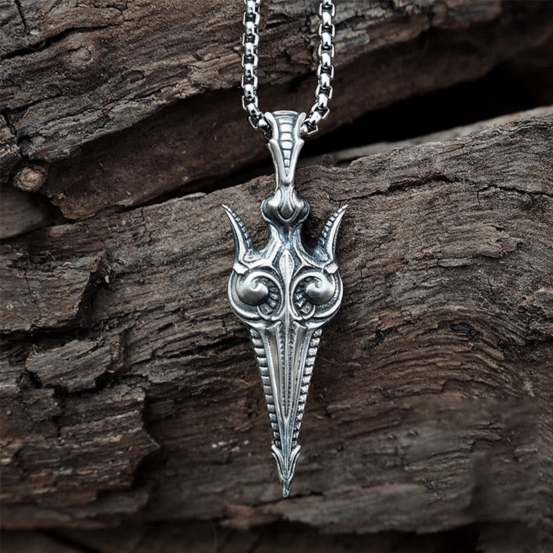 WorldNorse 925 Sterling Silver Eternal Gun Necklace