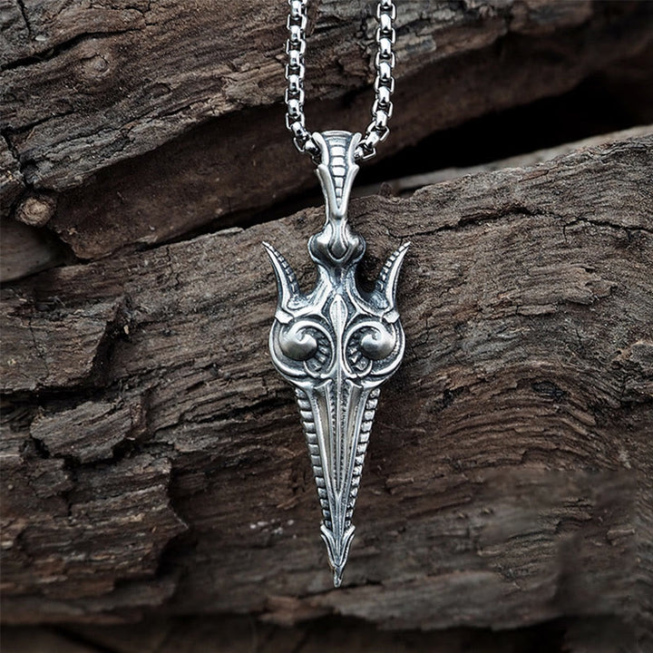 WorldNorse 925 Sterling Silver Eternal Gun Necklace