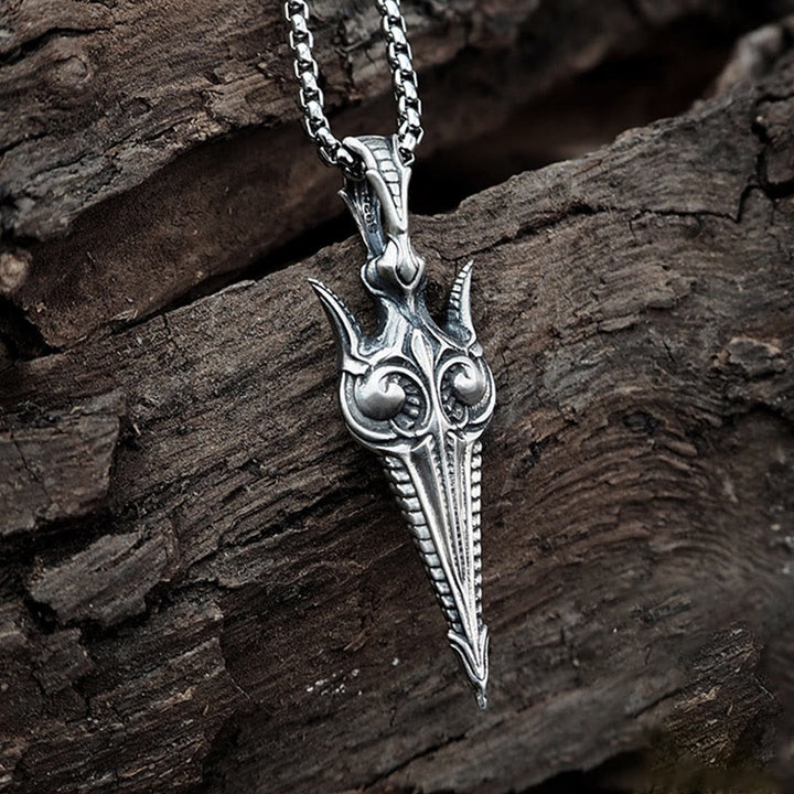 WorldNorse 925 Sterling Silver Eternal Gun Necklace