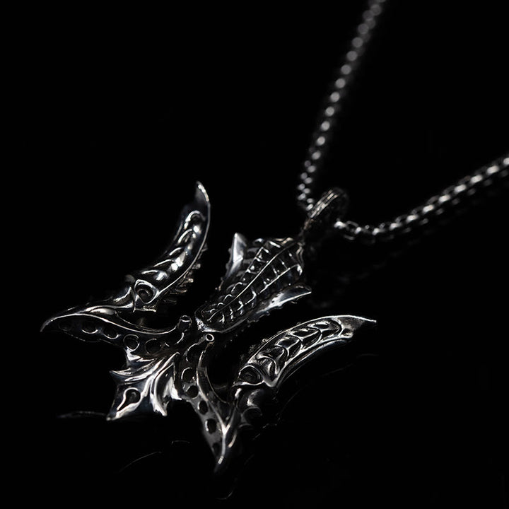 WorldNorse 925 Sterling Silver Aquaman Trident Necklace