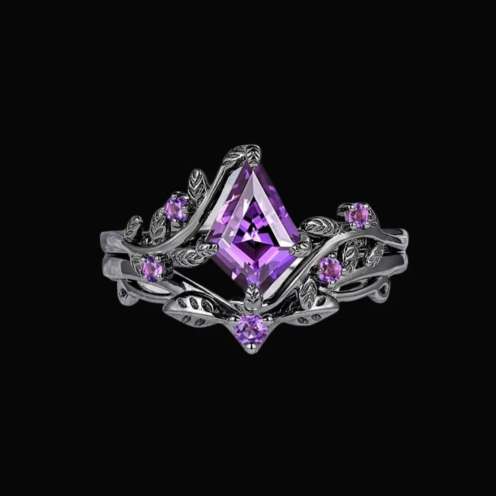 WorldNorse Noble Amethyst Overture Wisdom Ring - AU Size T1/2 (US 10) - image 0