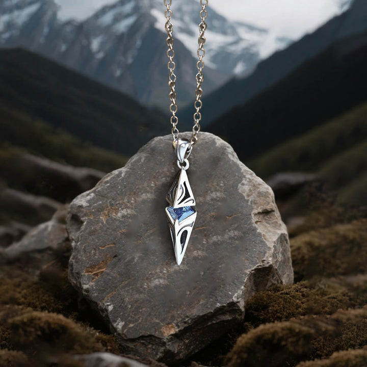 WorldNorse North Star Guidance Sapphire Pendant Necklace - image 7