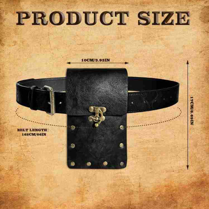 WorldNorse Vintage Fanny Pack Medieval Belt Pouch Bag - image 11