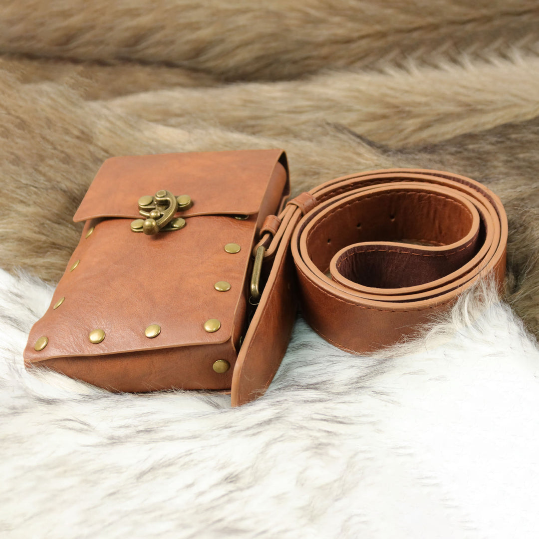 WorldNorse Vintage Fanny Pack Medieval Belt Pouch Bag - image 2