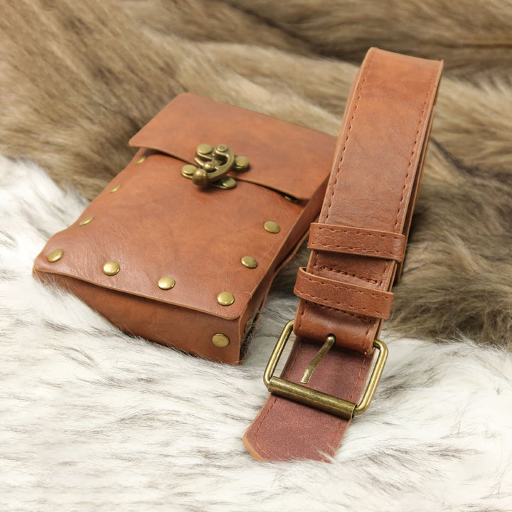 WorldNorse Vintage Fanny Pack Medieval Belt Pouch Bag - image 3