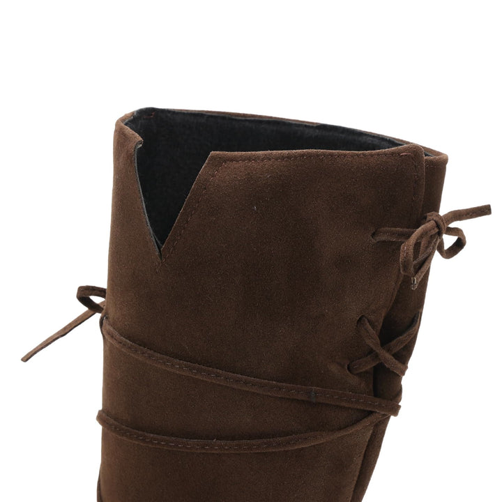 Worldnorse Medieval Leather Lace-up Boots