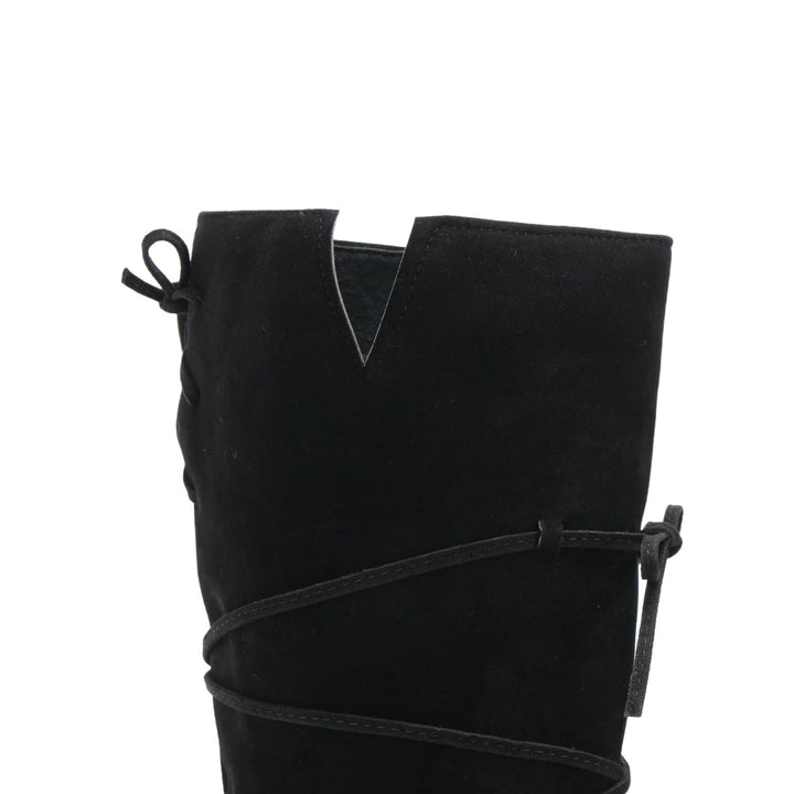 Worldnorse Medieval Leather Lace-up Boots