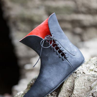 WorldNorse Men's Pointed Toe Lace Up Leather Boots - image 2