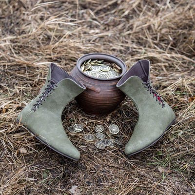 WorldNorse Men's Pointed Toe Lace Up Leather Boots - image 15