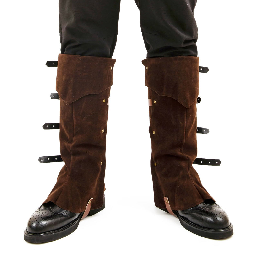 WorldNorse Viking Armor Leg Gaiters Boots Cover - image 17