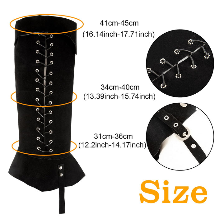 WorldNorse Medieval Tops With Studs Boots Cover - image 5
