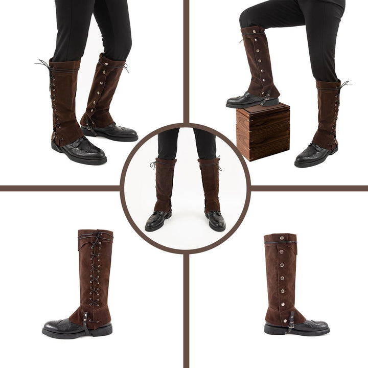 WorldNorse Medieval Tops With Studs Boots Cover - image 2