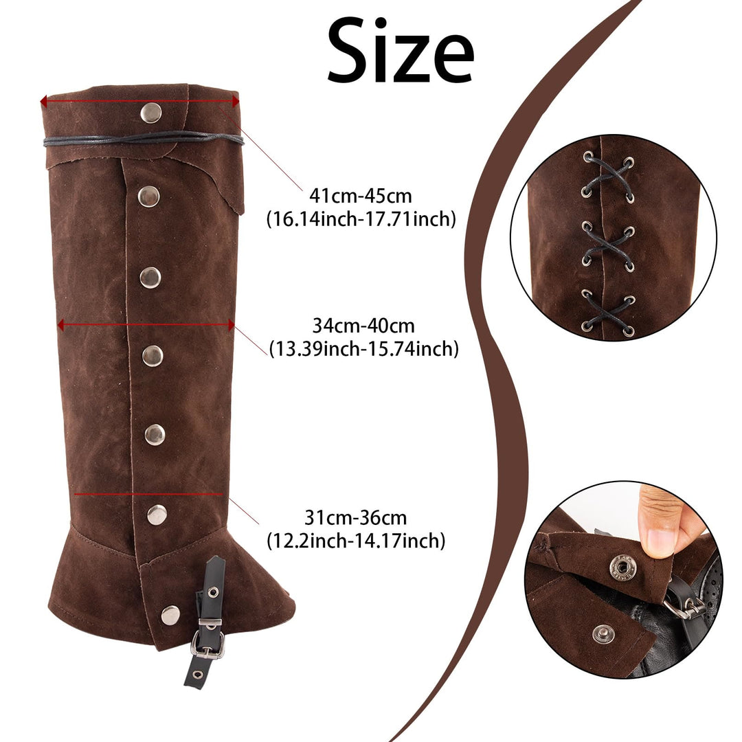 WorldNorse Medieval Tops With Studs Boots Cover - image 1