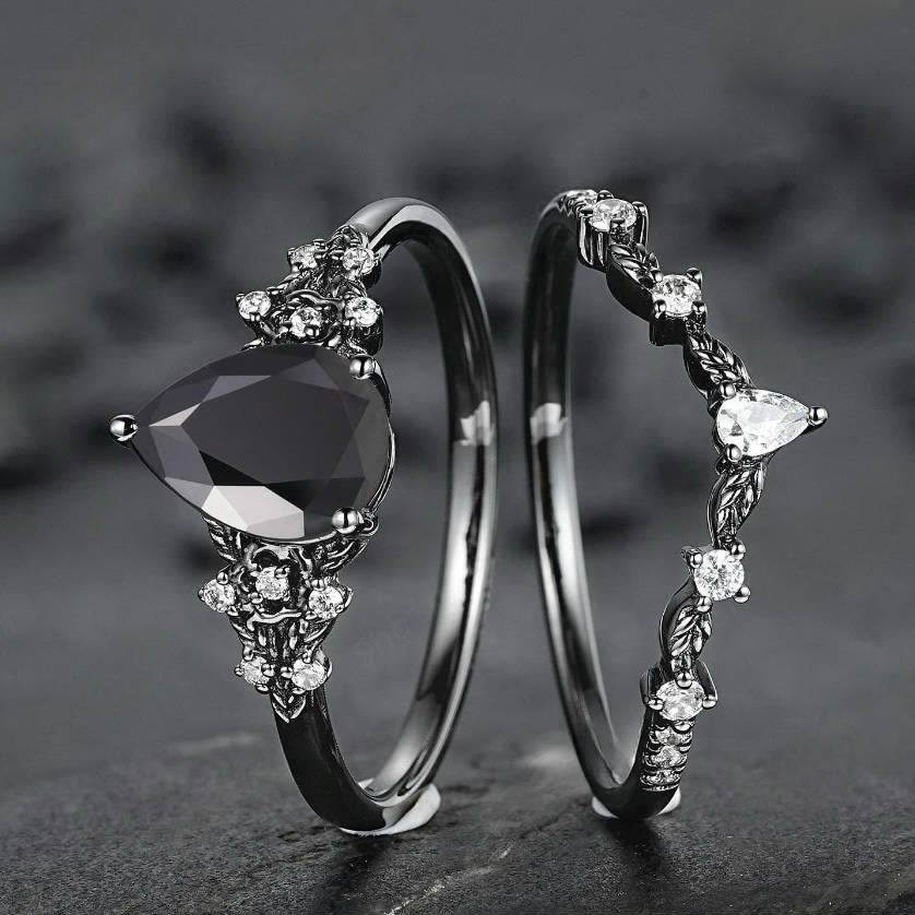 WorldNorse Nordic Floral Alexandrite Ring Set - image 19
