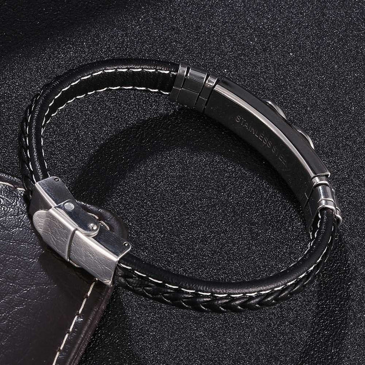 WorldNorse Infinity Eight Leather Bracelet - image 2