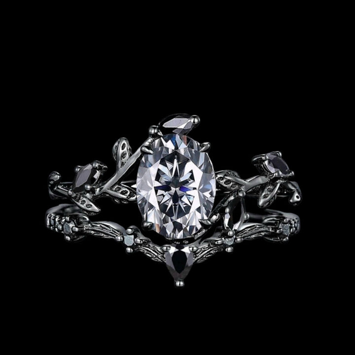 WorldNorse Valkyrie's Radiance Moissanite Ring - AU Size T1/2 (US 10) - image 1