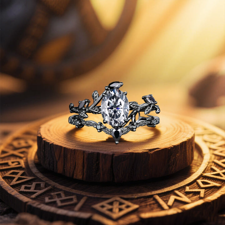 WorldNorse Valkyrie's Radiance Moissanite Ring - image 4
