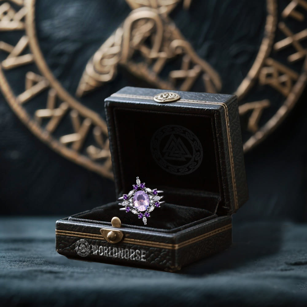 WorldNorse Eir's Grace Healing Crystal Ring - image 4