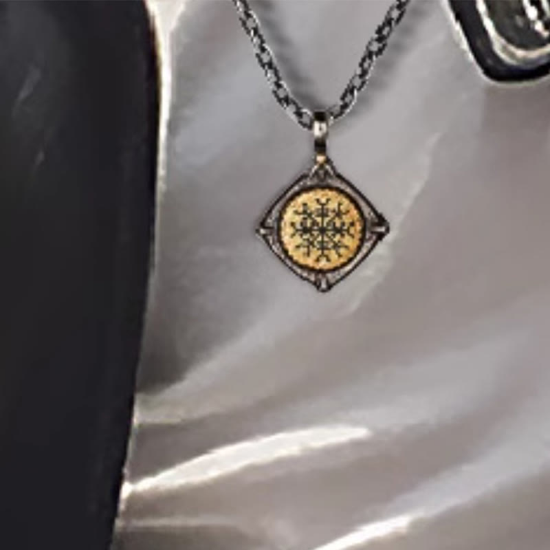 WorldNorse 925 Sterling Silver Helm Of Awe Necklace - image 8