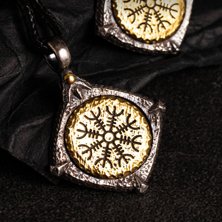 WorldNorse 925 Sterling Silver Helm Of Awe Necklace - image 13