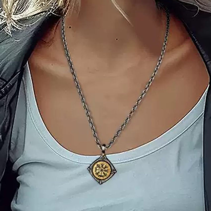 WorldNorse 925 Sterling Silver Helm Of Awe Necklace - image 10