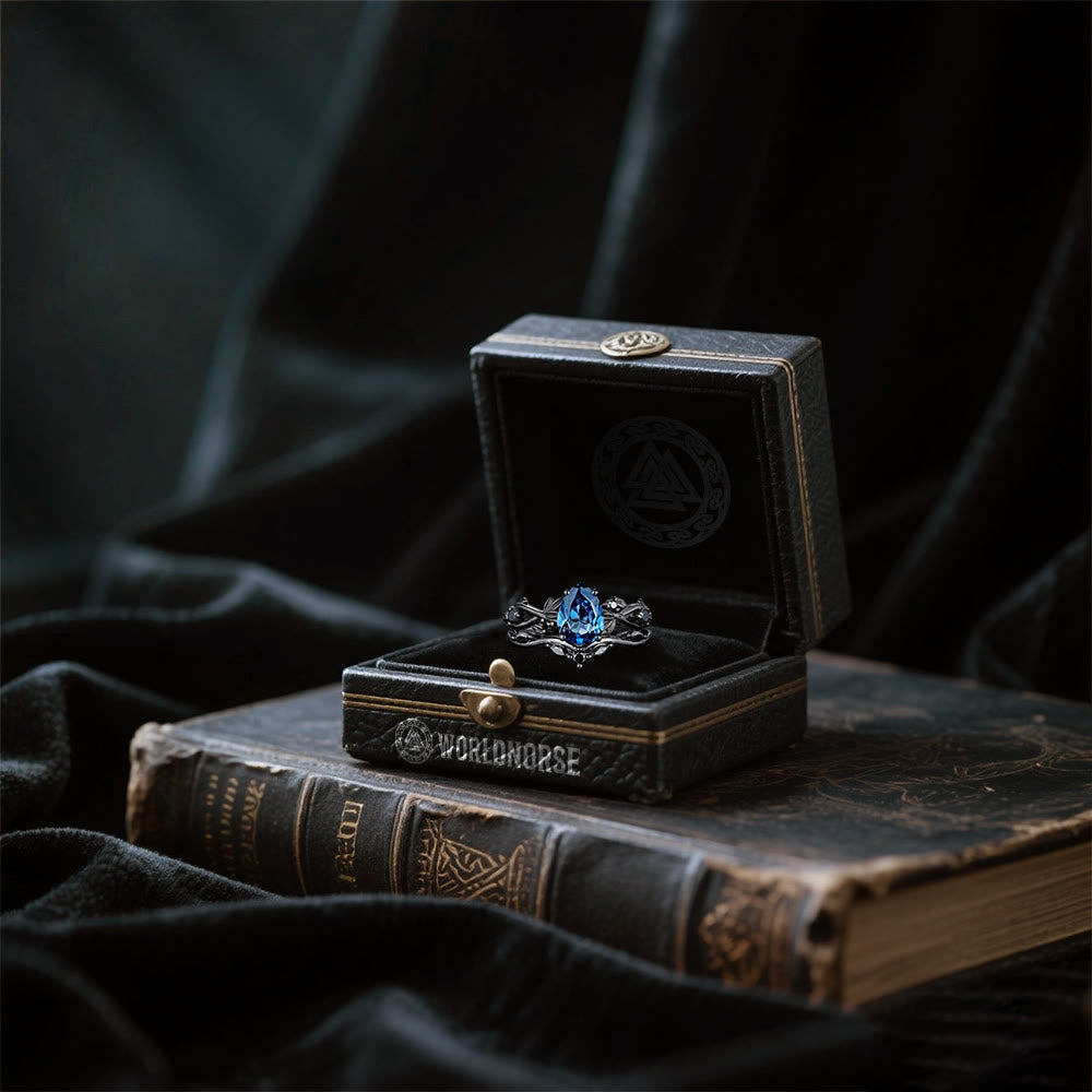 WorldNorse Drop Of Yggdrasil Two Piece Ring Set - image 4