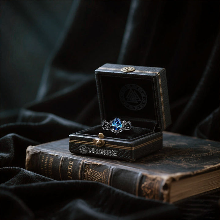 WorldNorse Drop Of Yggdrasil Two Piece Ring Set - image 4