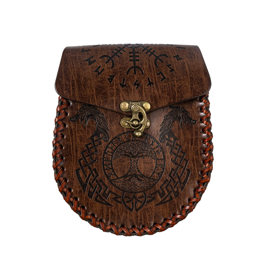WorldNorse Vintage Coin Purse Dragon Yggdrasil Waist Bag Set - image 6