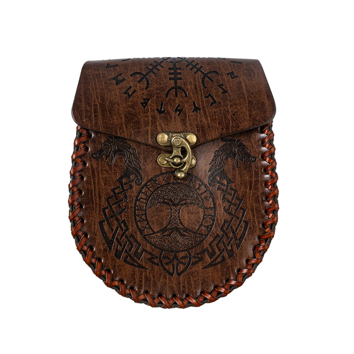 WorldNorse Vintage Coin Purse Dragon Yggdrasil Waist Bag Set - image 6