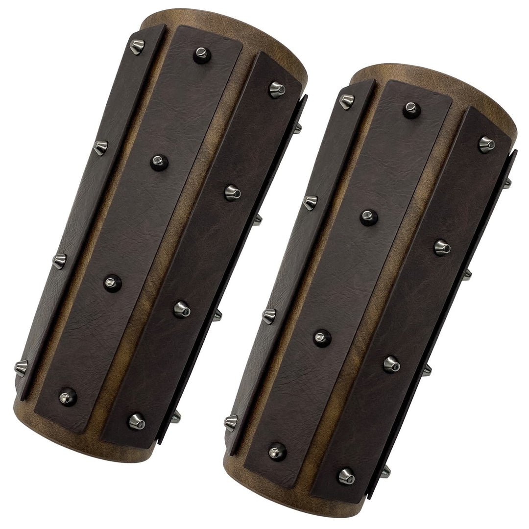 WorldNorse Gothic Rivets Lace Up Arm Bracers - image 1