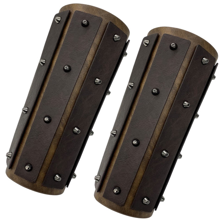 WorldNorse Gothic Rivets Lace Up Arm Bracers - image 1