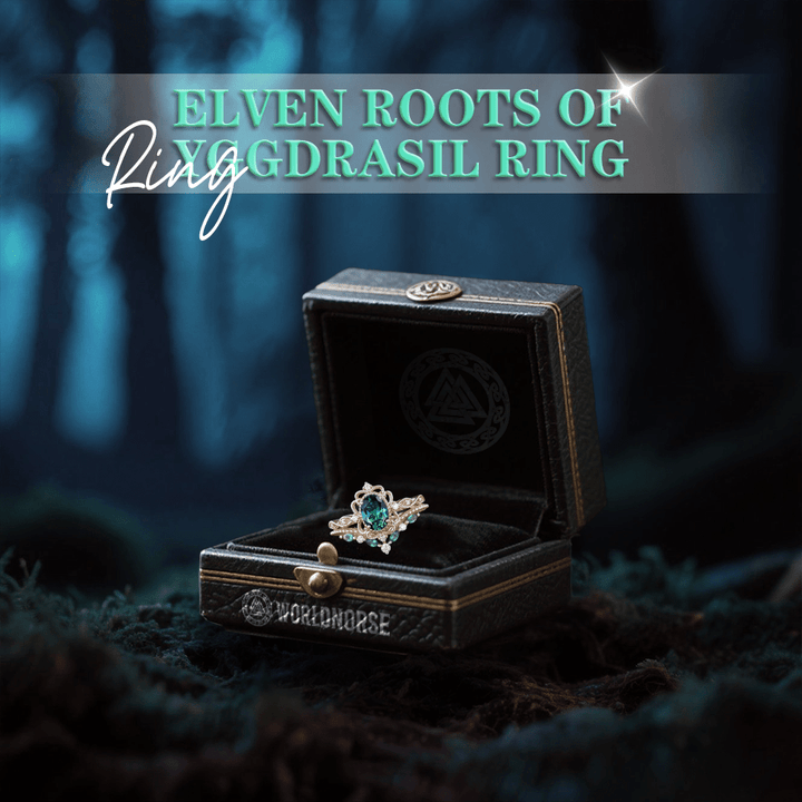 WorldNorse Elven Roots Of Yggdrasil Ring - image 2