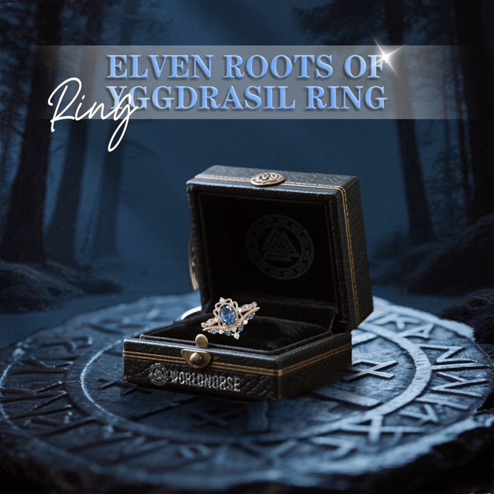 WorldNorse Elven Roots Of Yggdrasil Ring - image 8