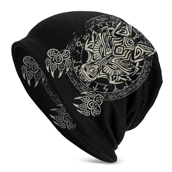 WorldNorse Viking Bear Wolf Beanie  - Wolves - image 0