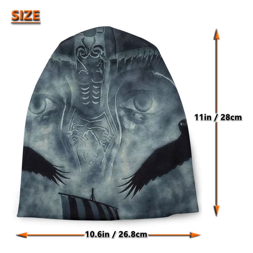 WorldNorse Viking Raven Skull Beanie  - image 1