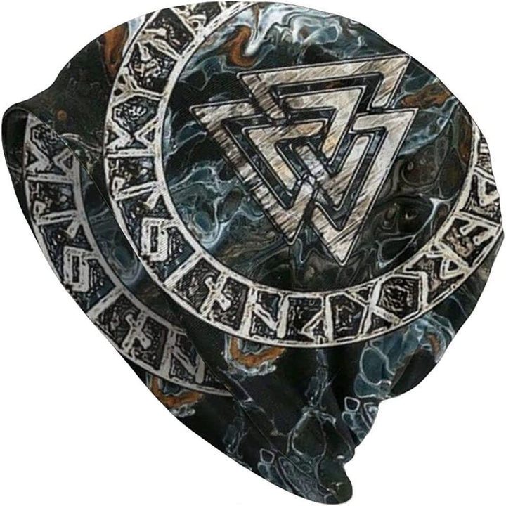 WorldNorse Odin Valknut Rune Beanie  - Valknut - image 1