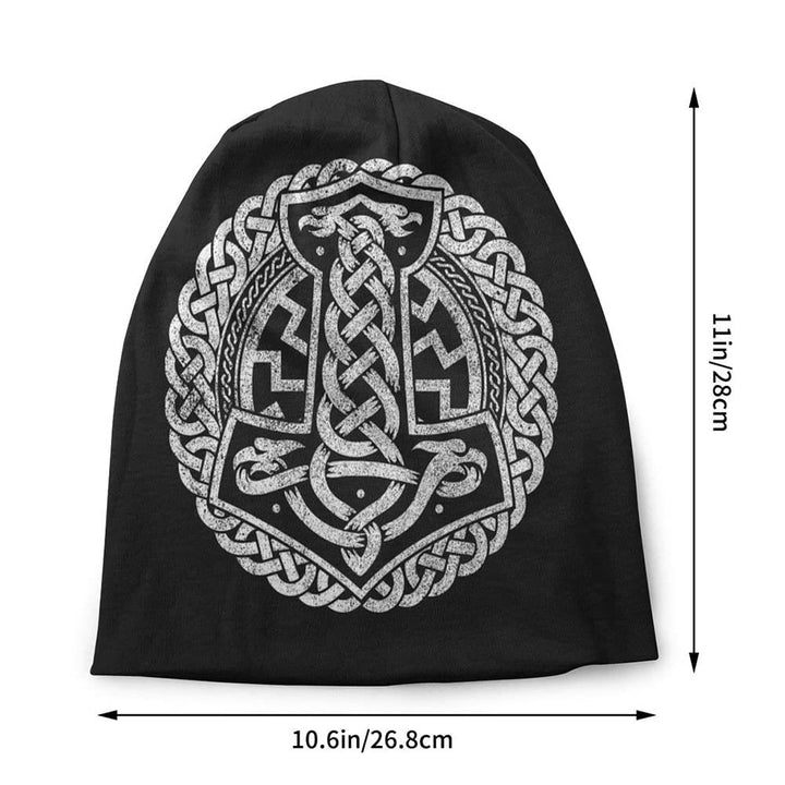 WorldNorse Viking Mjolnir Celtic Knot Beanie  - image 2