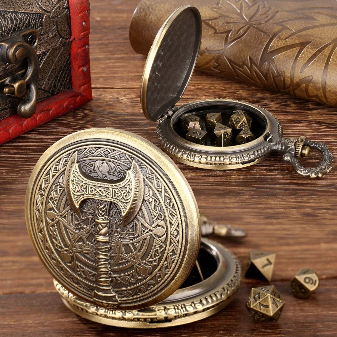 WorldNorse Viking Axe Three Dimensional Dice Waist Chain - image 2