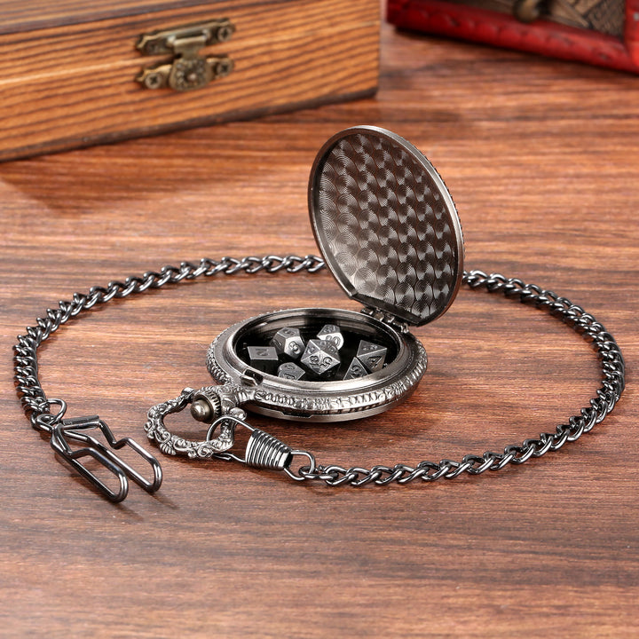 WorldNorse Steampunk Dragon Polyhedral Dice Waist Chain - image 9