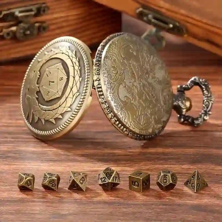 WorldNorse Bronze Dragon Mini Dice Waist Chain - image 5