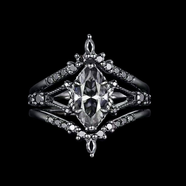 WorldNorse Shadow Light Queen Of Asgard Ring - AU Size V1/2 (US 11) - image 0