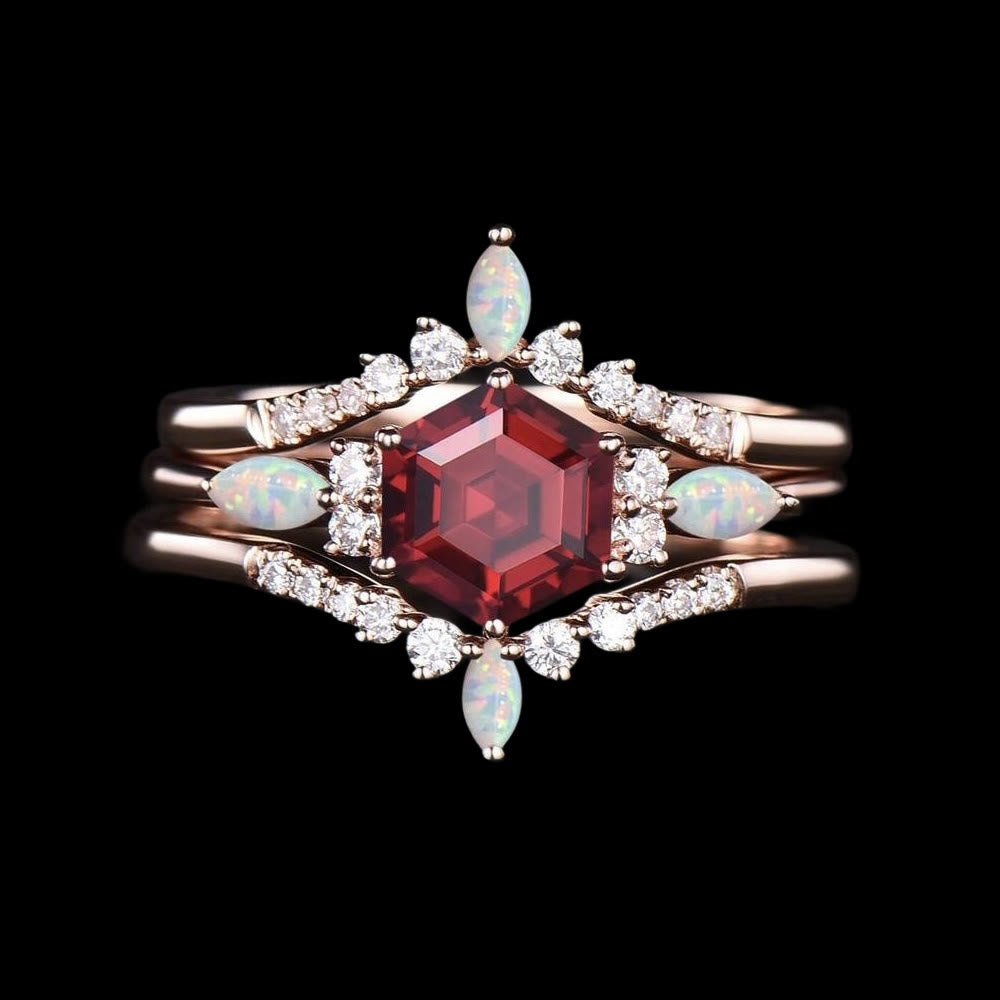 WorldNorse Flame Of The Vanir Queen Ring - AU Size T1/2 (US 10) - image 1