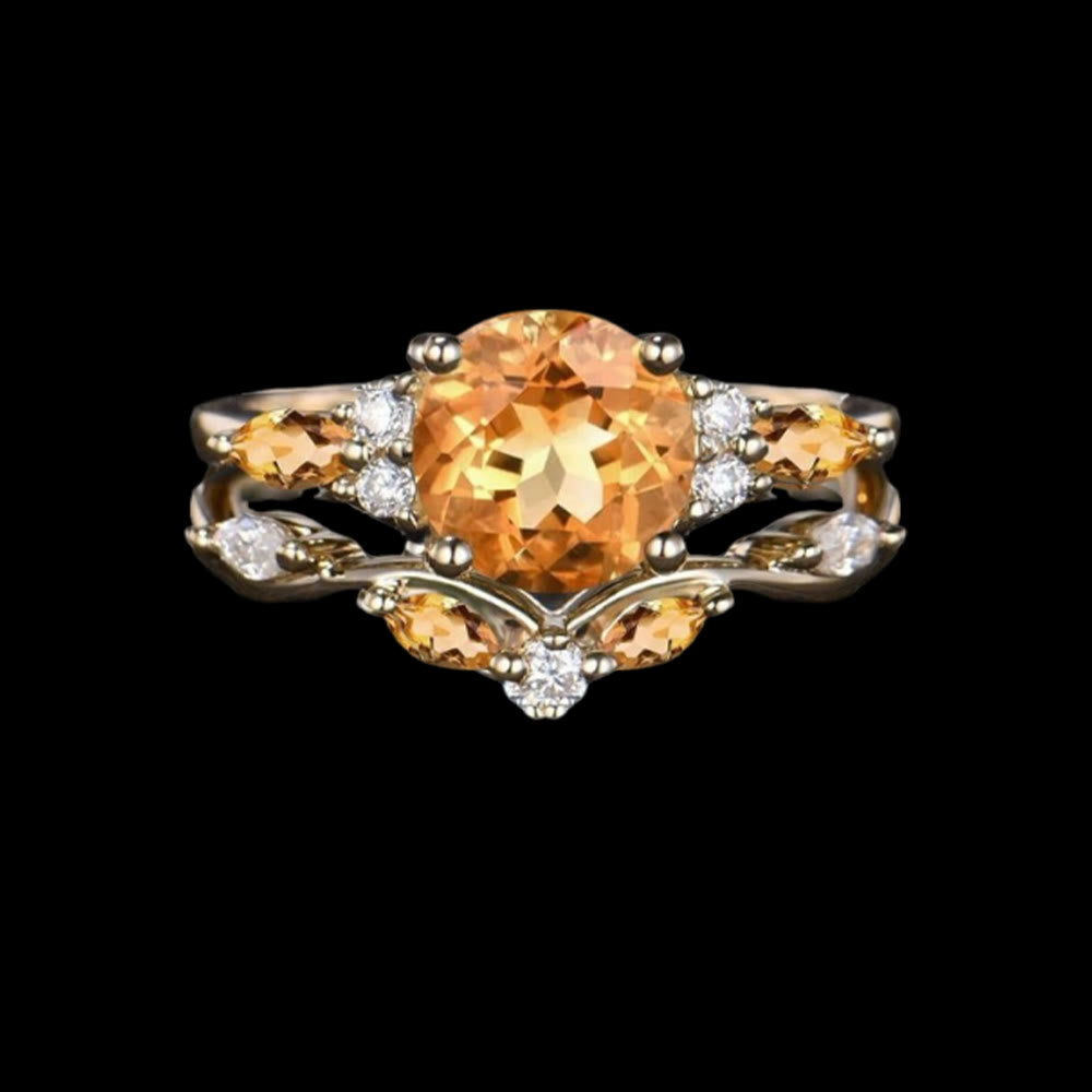 WorldNorse Sunborn Crown Of The North Ring - AU Size T1/2 (US 10) - image 0