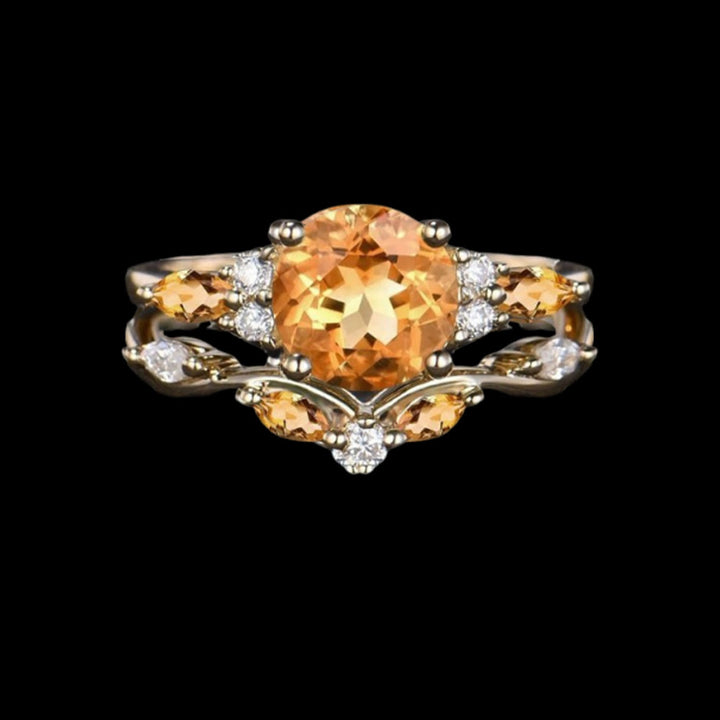 WorldNorse Sunborn Crown Of The North Ring - AU Size T1/2 (US 10) - image 0