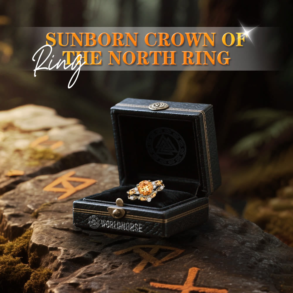 WorldNorse Sunborn Crown Of The North Ring - image 2