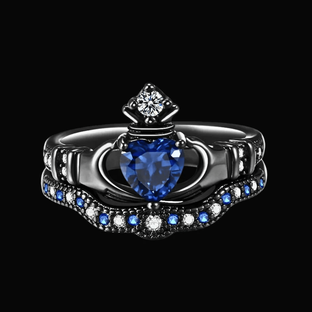 WorldNorse Crownbound Heart Ring - AU Size V1/2 (US 11) - image 1